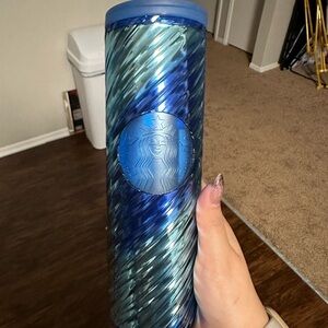 Starbucks Blue Swirl Tumbler NWT